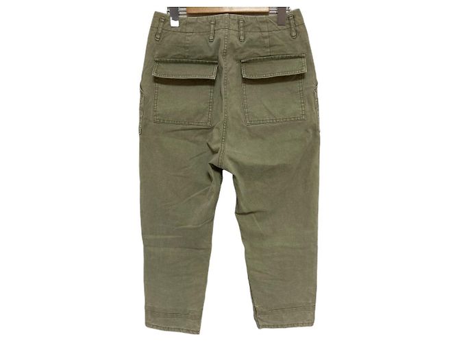 Autre Marque Drawer Cropped Pants Grün - Ansicht 2