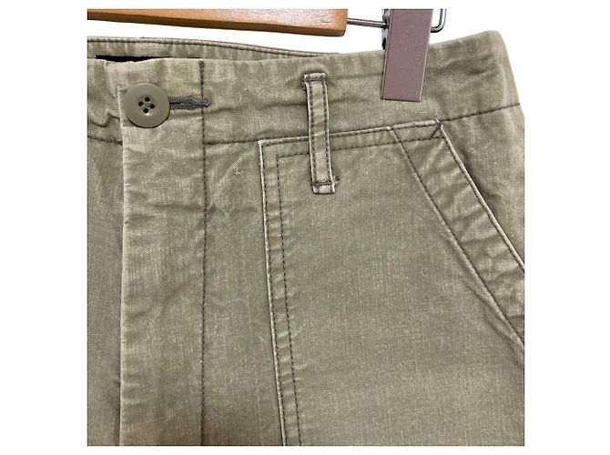 Autre Marque Drawer Cropped Pants Grün - Ansicht 3