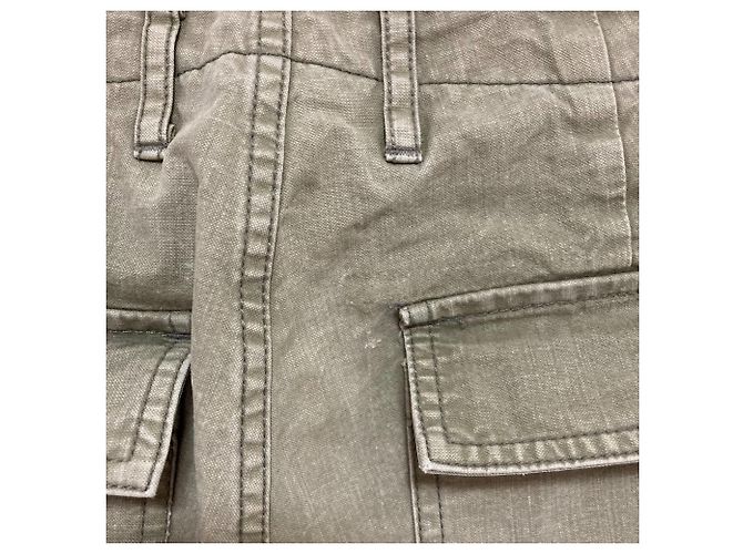 Autre Marque Drawer Cropped Pants Grün - Ansicht 8