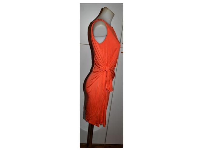 Issa Mini Kleid elastisch orange - Ansicht 2