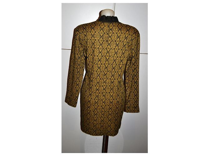 Alberta Ferretti patterned wool blend dress - view 3