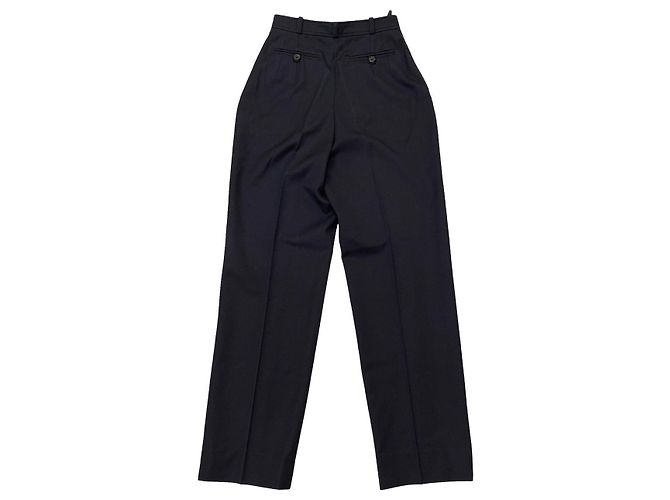 Hermès Pantalones de lana Hermes Castaño - vista 2