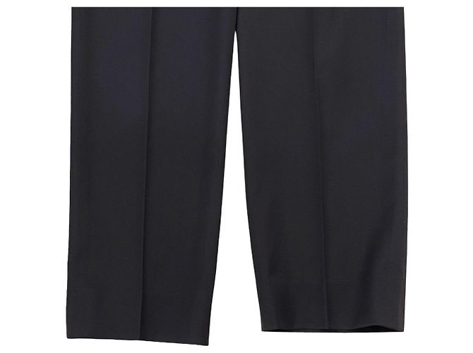 Hermès Pantalones de lana Hermes Castaño - vista 6