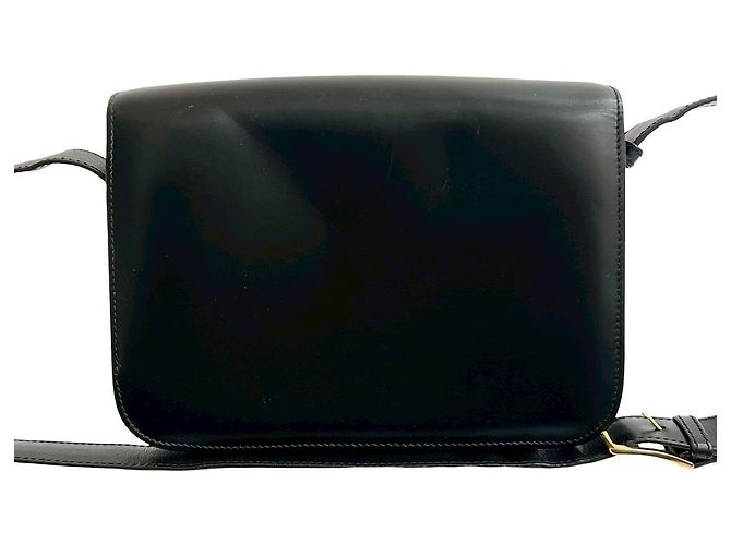 Céline Borsa a tracolla in pelle di vitello Celine Nero - vista 4