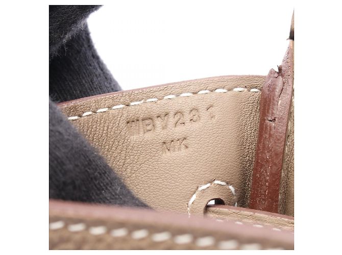 Hermès Borsa a vita 2 in 1 Hermes Kelly Aakade PM Togo Marrone - vista 5
