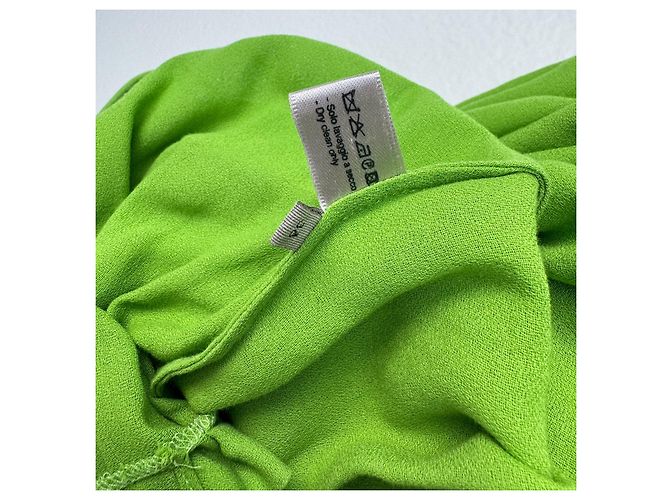 Grünes plissiertes Kleid von Bottega Veneta - Ansicht 5