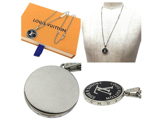 Collana LV Award di Louis Vuitton Nero Argento - vista 2
