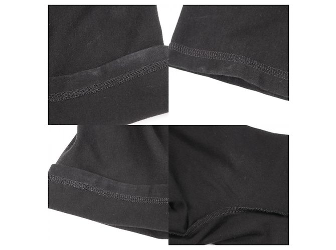 Vestido de algodón bordado con bolsillos de Hermès Negro - vista 9