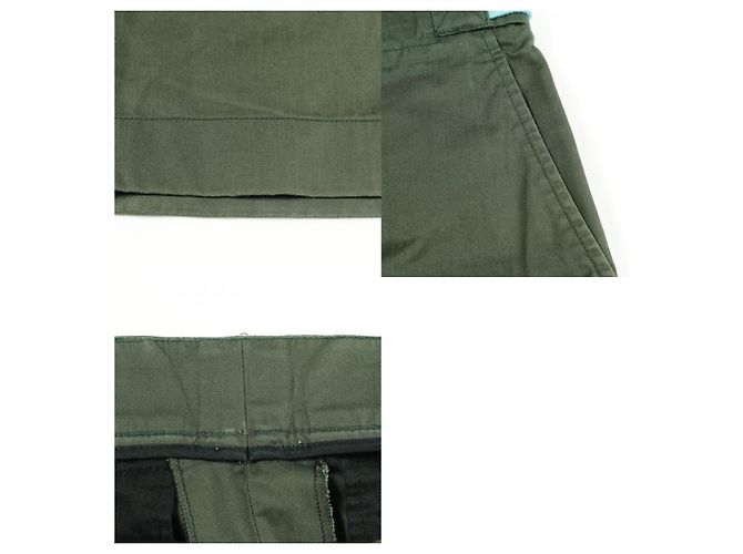 Pantaloni in cotone Hermès Verde - vista 10