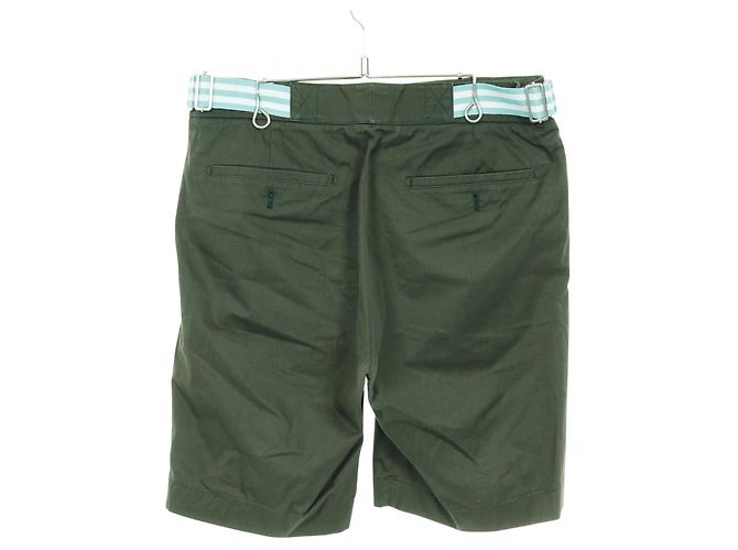 Pantaloni in cotone Hermès Verde - vista 2