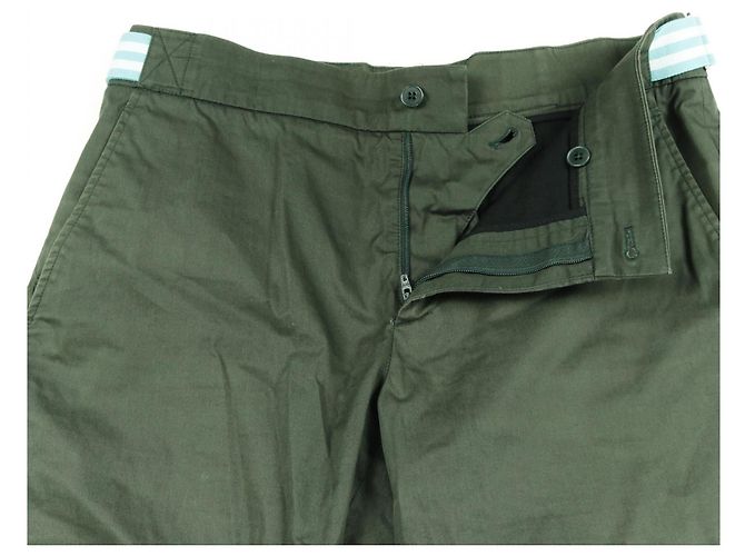 Pantaloni in cotone Hermès Verde - vista 6