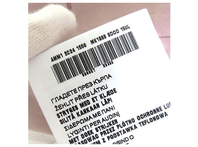 Miu Miu Camisa de algodón con bordado del logo MIUMIU Gris - vista 11