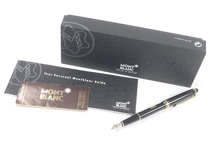 Pluma Montblanc Meisterstück 14K Negro - vista 2