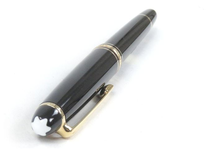 Pluma Montblanc Meisterstück 14K Negro - vista 3