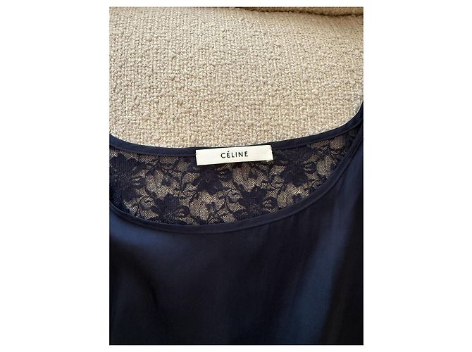 Top Céline, modello Cobalt di Phoebe Philo Blu - vista 4