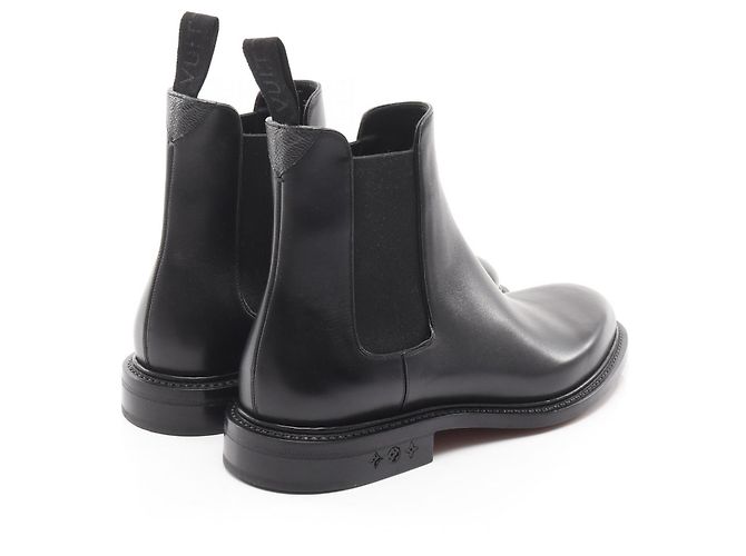 LV Flex Leder Chelsea Boots von Louis Vuitton Schwarz - Ansicht 2