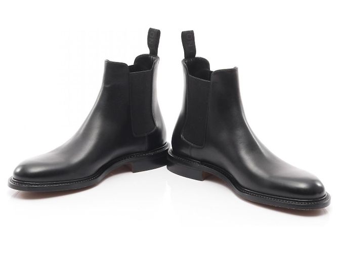 LV Flex Leder Chelsea Boots von Louis Vuitton Schwarz - Ansicht 3