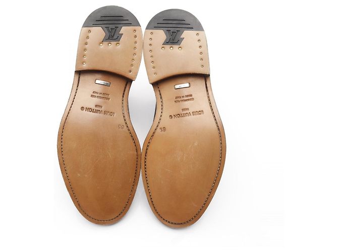LV Flex Leder Chelsea Boots von Louis Vuitton Schwarz - Ansicht 4