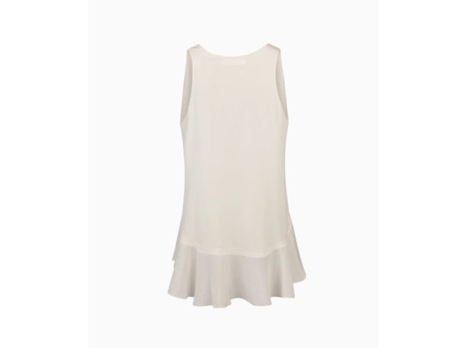 Top Chloé, modello Crêpe avorio SS2008 di Phoebe Philo Bianco - vista 2