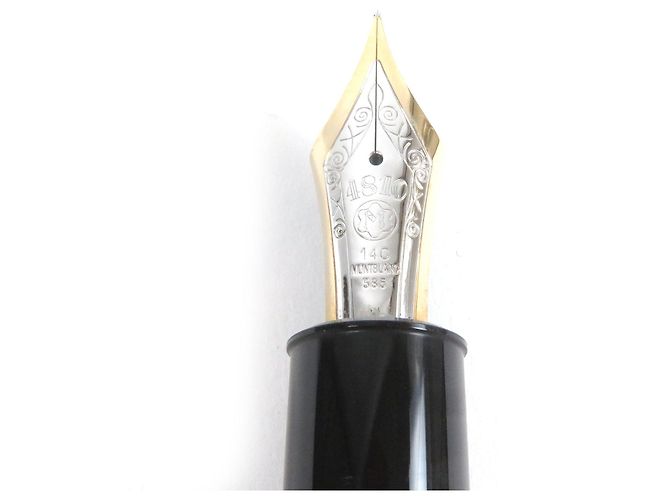 Pluma Montblanc Meisterstück 14C Negro - vista 4