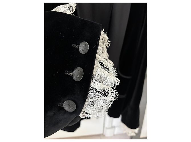 La piccola giacca nera Chanel Nero - vista 7