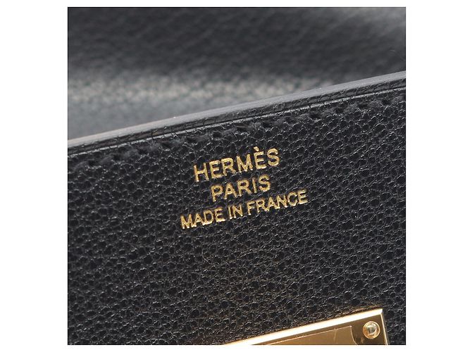 Cartera larga Kelly Pocket de Chevre Mysore de Hermès Negro - vista 4