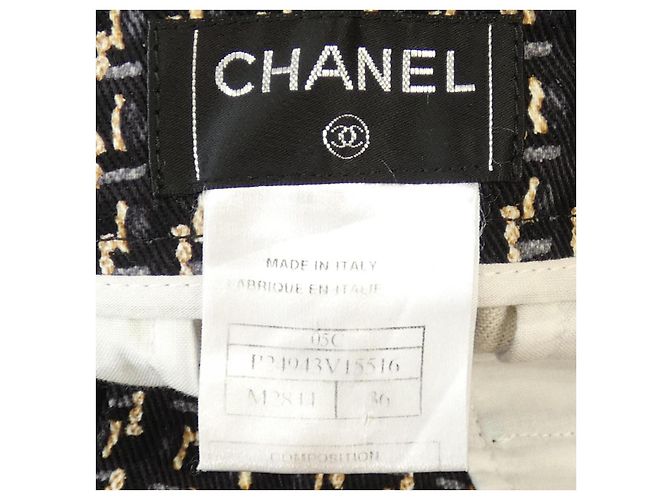 Pantaloni Chanel Nero - vista 4