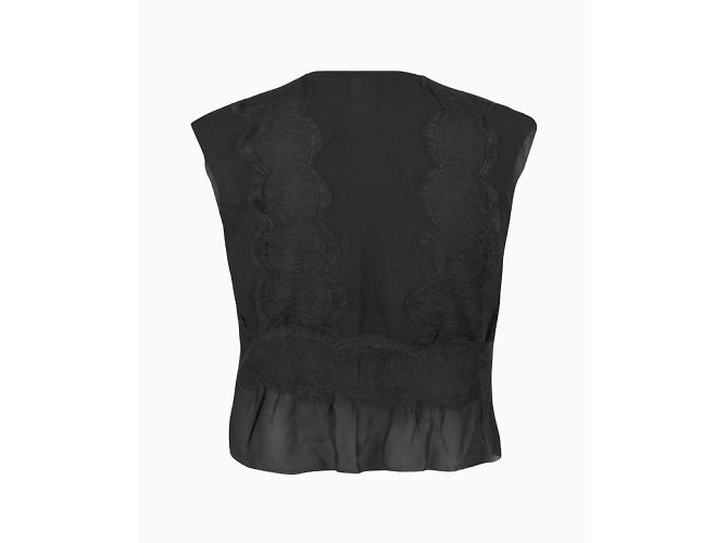 Top Chloé, modello Lace SS2002 di Phoebe Philo Nero - vista 2