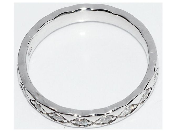 Anello Coco Crush in oro bianco 18K Chanel J11871 Argento - vista 4