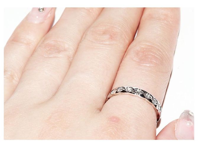 Anello Coco Crush in oro bianco 18K Chanel J11871 Argento - vista 6