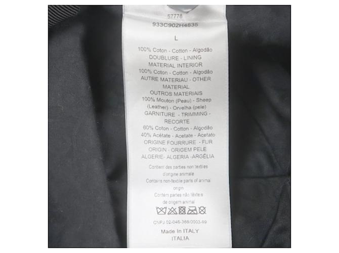 Dior Oblique Leder Baseballkappe Grau Anthrazitgrau - Ansicht 10