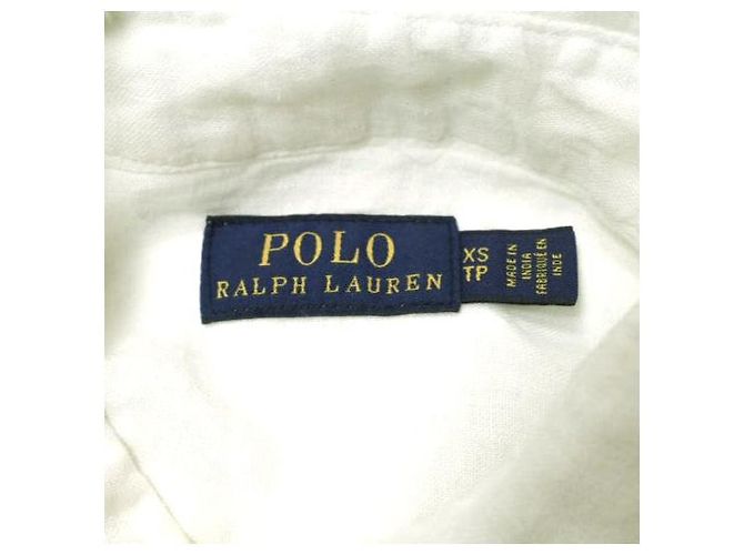 Leinenkleid mit Polo-Kragen von Ralph Lauren Weiß - Ansicht 4