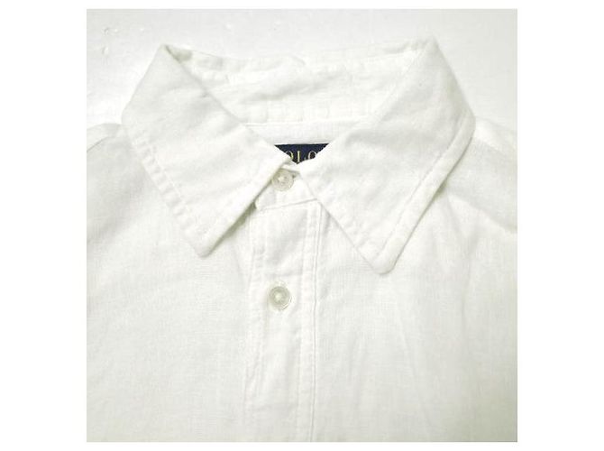 Leinenkleid mit Polo-Kragen von Ralph Lauren Weiß - Ansicht 5