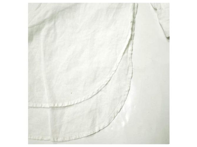 Leinenkleid mit Polo-Kragen von Ralph Lauren Weiß - Ansicht 7
