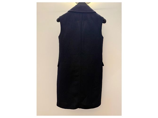 Max Mara S'Max Mara Westenkleid Marineblau - Ansicht 3