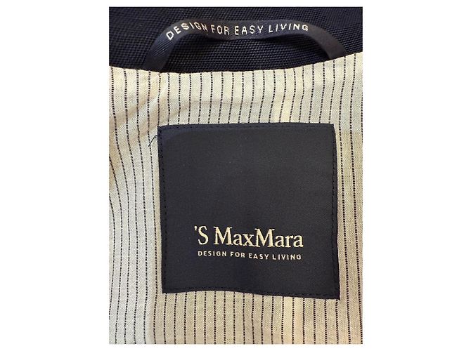 Max Mara S'Max Mara Westenkleid Marineblau - Ansicht 5