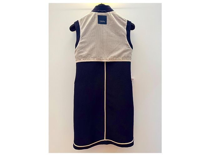 Max Mara S'Max Mara Westenkleid Marineblau - Ansicht 7