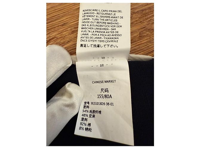 Max Mara S'Max Mara Westenkleid Marineblau - Ansicht 9