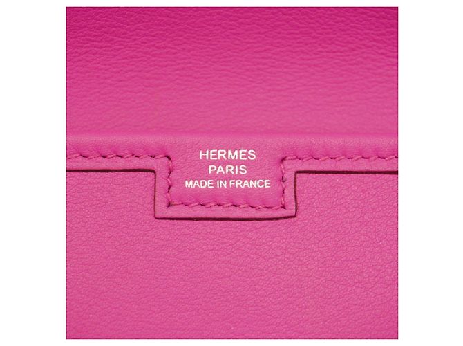 Borsa Clutch Hermès Jige Elan Swift Magnolia C - vista 5