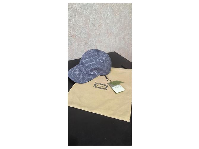 Cappellino da baseball Gucci gg blu - vista 11