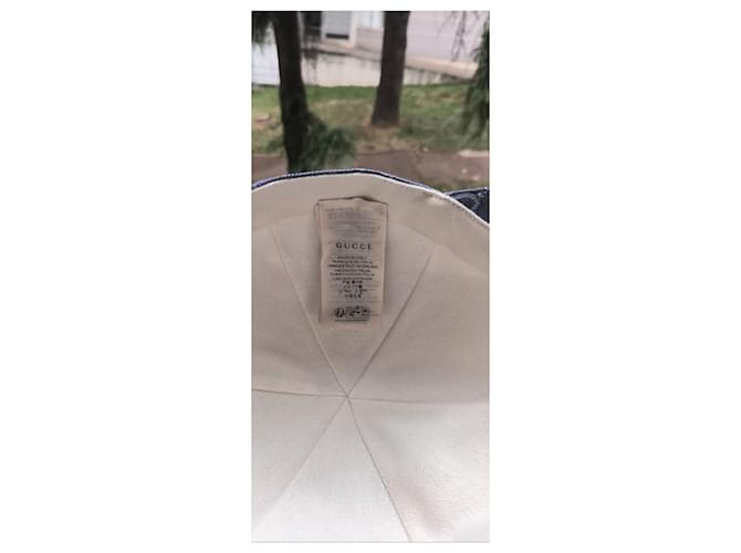 Cappellino da baseball Gucci gg blu - vista 6