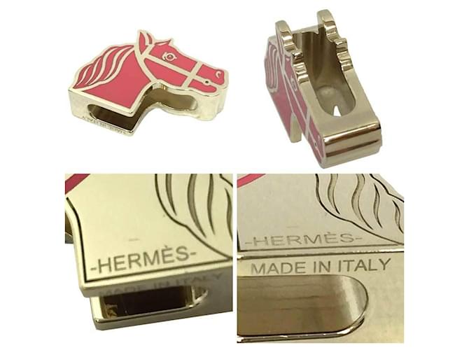 Hermès Twilly Ring Cadrege Schal Pink Golden - Ansicht 3