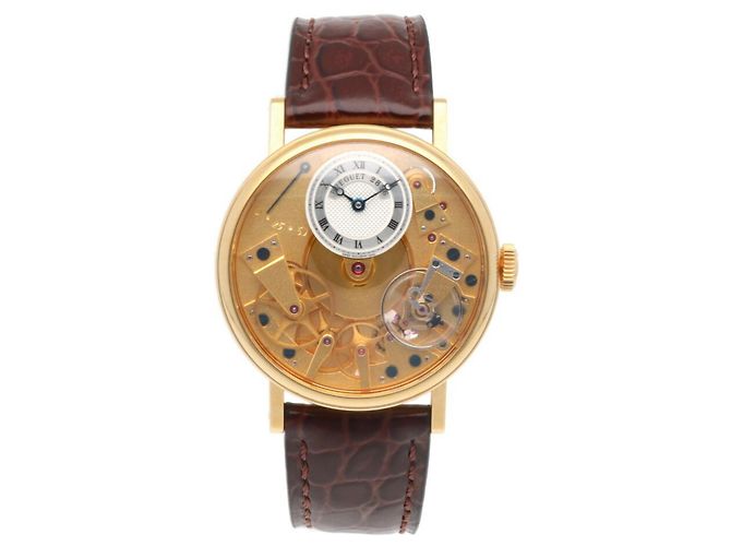 Relógio de pulso Breguet Tradition em ouro 18K com corda manual - vista 8