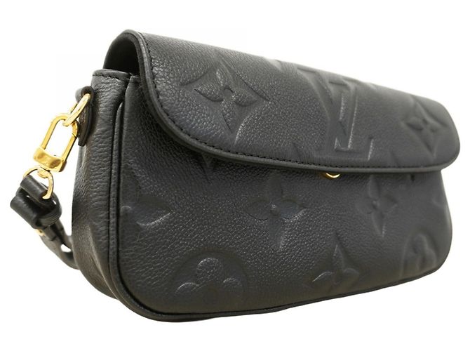 Ivy Borsa a spalla con catena Monogram Empreinte Louis Vuitton Nero - vista 2