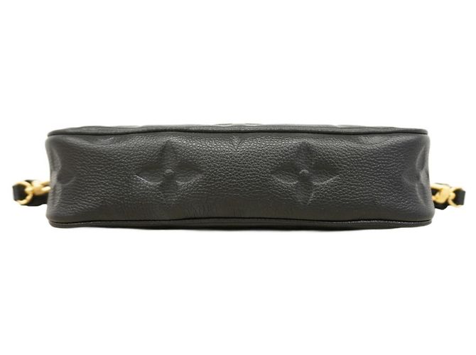 Ivy Borsa a spalla con catena Monogram Empreinte Louis Vuitton Nero - vista 3