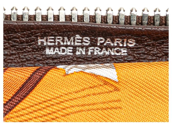 Tote Silky Pop Hermès Arancione Gioco degli Omnibus e Dames Bianche - vista 5