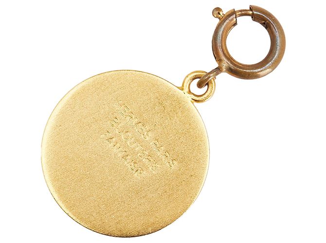 Ring Pendente Clou de Selle in Oro Placcato Hermès D'oro - vista 2