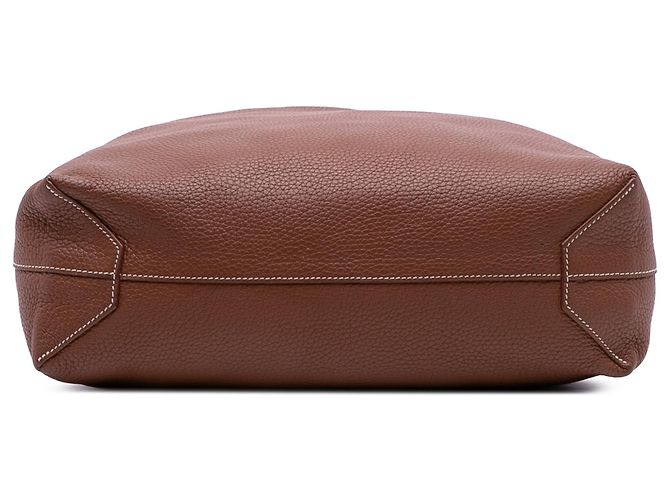 Hermès Borsa Double Sens 36 in Clemence Marrone - vista 3