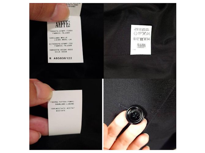 Moschino Cheap And Chic Vintage Moschino schwarze Wolljacke - Ansicht 10