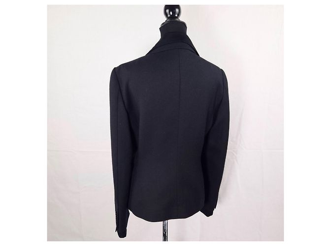 Moschino Cheap And Chic Vintage Moschino schwarze Wolljacke - Ansicht 2